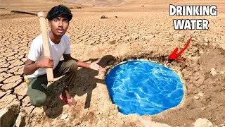 Dig Well And Drink Water Challenge 😱 - Dig a well and drink water |@MRINDIANHACKER