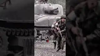 Look, doesn't the Sherman tank look like an old Volkswagen Beetle?(Band of Brothers)