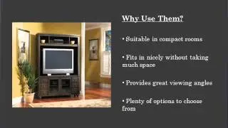 Guide to Corner TV Stands