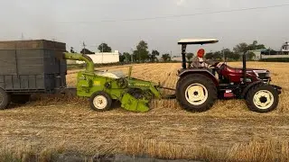Mahindra novo 655 di straw reaper performance🔥🚀🚜||day2 #video #viralvideo #agriculture #tractor