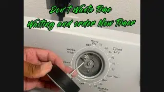 Whirlpool Dryer Knob Broke Off ,How to fix  and deal with New Idea
