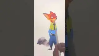 Rabbit Judy hopps as fox Nick Wilde #art #kpop #zootopia
