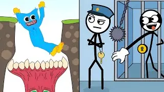 Thief Puzzle All Levels Gameplay Walkthrough VS Huggy Story - Scary Choices Change Everything 😱.