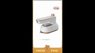 Mini Garment Steamer Handheld Wet Dry Clothes Fabric Steam Iron Portable Small Ironing Machine fo...