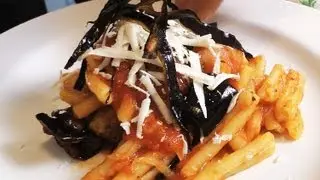 Makaron z bakłażanem (pasta alla norma)