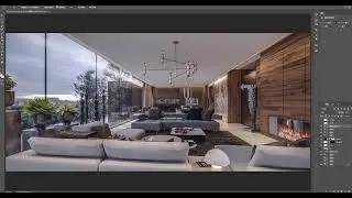 3ds max Timelapse - Lakeside Villa intro