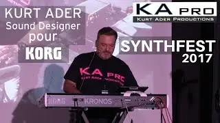 Le Sound Designer KURT ADER et son KORG KRONOS au SynthFest 2017 (vid&eacute;o de la boite noire)