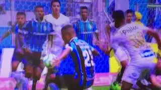Gol de Felipe Jonatan - Gr&ecirc;mio 1 x 2 Santos