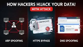 HOW HACKERS HIJACK YOUR DATA! || MITM ATTACK