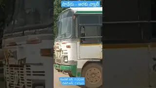Apsrtc paderu to Araku palle velugu bus #short