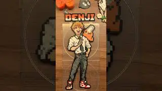 Chainsaw Man Denji Pixel Art! Made him for lonely Reze (Perler Beads)