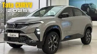 New Tata Curvv 2025 🔥 Creative Plus Sunroof @ Rs 13.70L | Grey Colour - Detailed Walkaround Review!