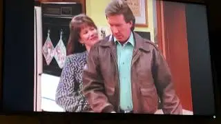 Jill and Tim hot  smooches Home Improvement