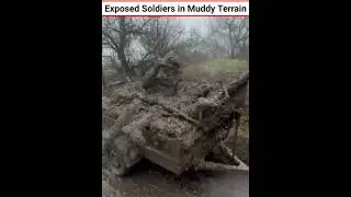 Exposed Soldiers in Muddy Terrain #shorts