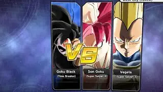 Xenoverse 2 - Requested match (PC): Goku Black Time Breaker vs Goku DBD SSJ4&Vegeta DBD SSJ3