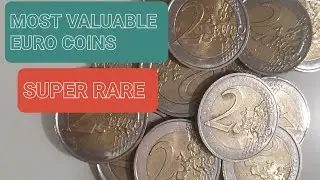 Top 16 Rare 2 Euro Mix Coins Worth Thousands! #youtube #coins