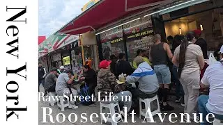 Raw Street Life in Roosevelt Avenue