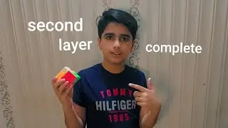 Let&rsquo;s make second layer The second process to solve cube 👍#rubikboy#Cubes#youtube#vlogger