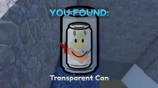 How to get TRANSPARENT Can in FIND THE CANS Roblox