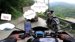 Sikkim part 2 // Sikkim Ride From Patna | road block | land sliding