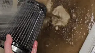 How to clean your K&N filter in real time.