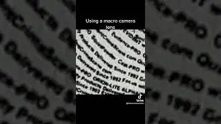 Do you use a macro lens when you are taking pictures of fingerprints? If not, you should.