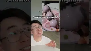 Strawberry milk ice tanghulu 🍡🍓🧊