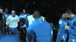 Dwight Howard dance prior to Magic-Nets game 3-16-12