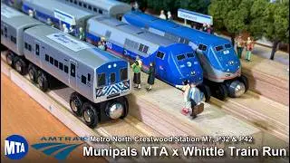 Munipals MTA Metro North M7 Whittle Shortline P32 Crestwood Train Run