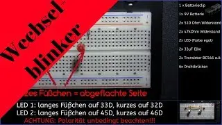LED Wechselblinker selber bauen / Blinker bauen / Polizeilicht modellbau 2018 HD