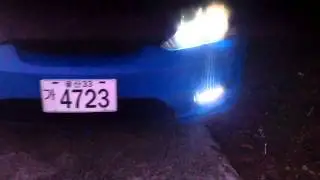 Switchback drl and cob angel eyes in Hyundai Tibur