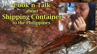 Talking about Shipping to Philippines  while Cooking Pork Ribs and Sweet Potatoes on the Smoker