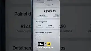 UBER x 99 quem paga melhor??
