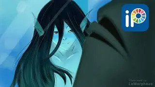 IbisPaintX timelapse | My Entry for Studio Heartbreak's #theloversdtiys | LeMorpheus