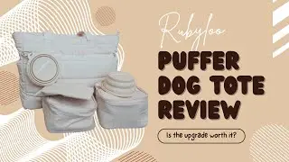 Rubyloo Puffer Dog Travel Bag: Stylish and Practical