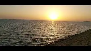 Beautiful Sunset at Red Sea Yanbu  Saudi arabia