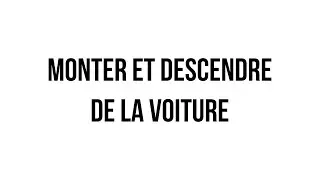 Monter et descendre de la voiture avec une prothèse du genou ou de la hanche