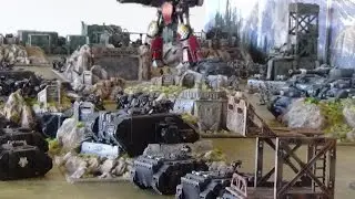 Apocalypse 40K Battle Report Space Marines vs Traitors 6000