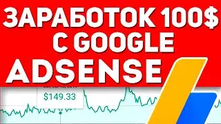 Как Заработать $100 с помощью Google AdSense (2021) - заработок денег в интернете