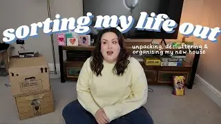 sorting my life out (realistic + emotional🥲)  📦🧺✨ unpacking, decluttering & organising | weekly vlog