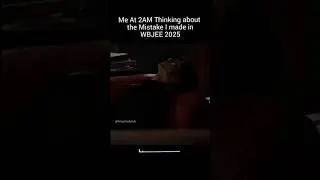 Abar to Comeback Hobe🙏 || WBJEE 2025 #wbjee2026 #ju  #wbjeeprep #wbjeeexam #bongstudyhub