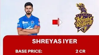 IPL AUCTION 2022 TOP 10 PLAYERS .............SOLD