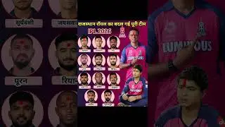 Rr Playing 11 Ipl 2026💥#shorts #ipl #ipl2026 #rcb #rr #yashasvijaiswal #iplmegaauction #trending
