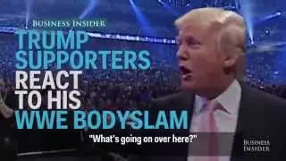Oh man, Donald J  Trump went on WWE? Get Body Slam Baby