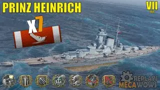 Prinz Heinrich 7 Kills & 154k Damage | World of Warships Gameplay