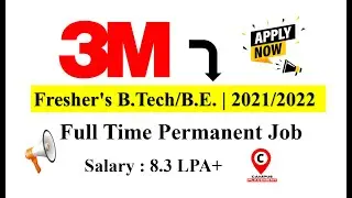 3M&nbsp;Off&nbsp;Campus Hiring For Application Support Engineer Position- BE/BTech/BCA Jobs / Apply Now
