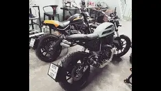 scrambler Ducati Sixty2 exhaust sound