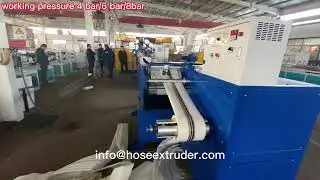 SJ90 PE /LLDPE/ EVA layflat hose tube pipe extruder machine equipment line, weifang jingda plastic