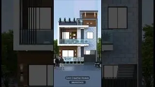 Modern Duplex House Design #30x50kagharkanaksha #30x40 #construction #housefrontdesign