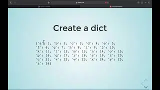 Python | Dict Comprehension